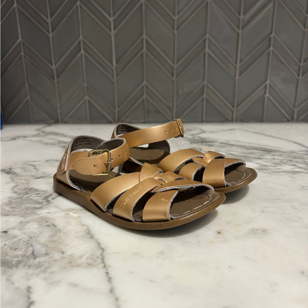$25 ADD ON salt water sandals gold 8c zara native crocs H&M Nike shoes strap